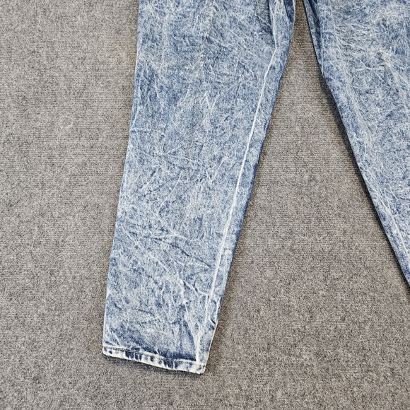 VTG RARE 80s Bon Jour Womens Acid Wash Tapered Mom Jeans Acid Wash 22 USA NWT - Picture 16 of 16